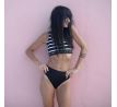 Bikiny 24 STRIP black white