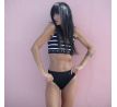 Bikiny 24 STRIP black white