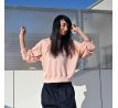 Mikina-ARLO- knitted sweater- apricot