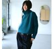 Mikina Fluffy -dvery dark green